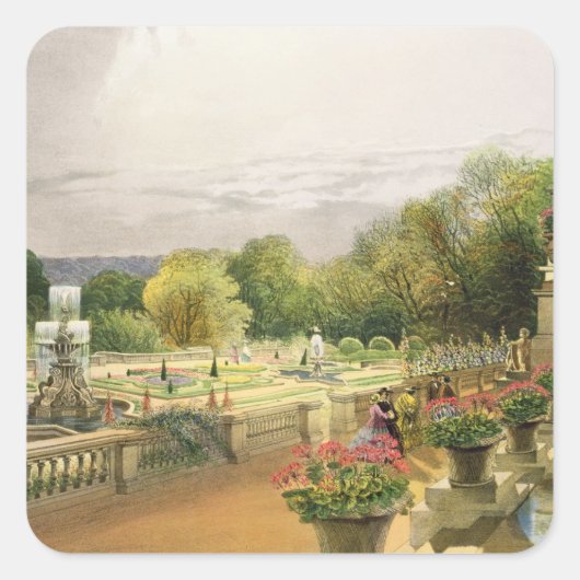 The Parterre, Harewood House near Leeds, pub. by T スクエアシール (正面)