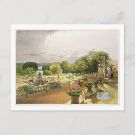 The Parterre, Harewood House near Leeds, pub. by T ポストカード (正面)