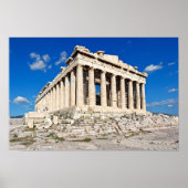 The Parthenon (447 B.C.) on the Athenian Acropolis ポスター (正面)