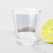 The Parthenon Athens Greece Sunset Souvenir ショットグラス (裏面)