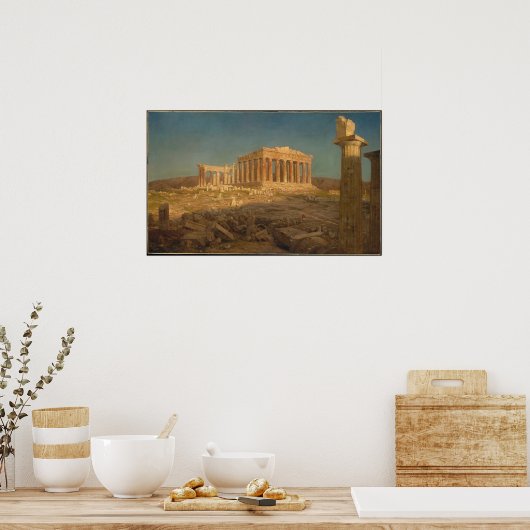 The Parthenon - Frederic Edwin Church (1871) ポスター (キッチン)