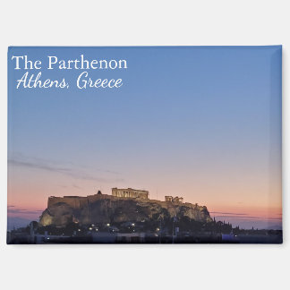 The Parthenon Greece at Sunset Souvenir Magnet マグネット