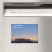 The Parthenon Greece at Sunset Souvenir Magnet マグネット (インサイチュ (食洗機))