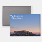 The Parthenon Greece at Sunset Souvenir Magnet マグネット (正面/裏面)
