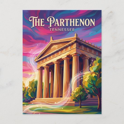 The Parthenon Tennessee ポストカード (正面)