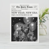 The Party Times Newspaper New Year New Era 招待状 (スタンド正面)