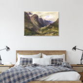 The Pass of Glencoe, 1852 (w/c) キャンバスプリント (インサイチュ (寝室))
