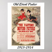 The Past Time Moving Picture Show Poster ポスター (正面)