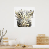 The Pastel Retro Angel Poster ポスター (キッチン)