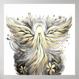 The Pastel Retro Angel Poster ポスター