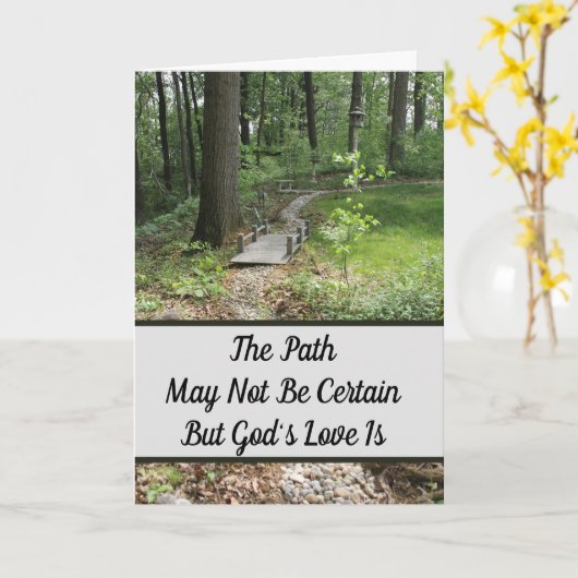 The Path - Blank Inside カード (黄色い花)