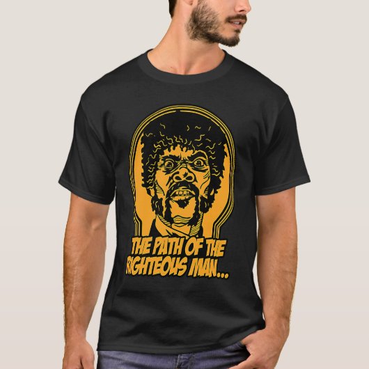 The Path Of The Righteous Man  Nerd Geek Tシャツ (正面)