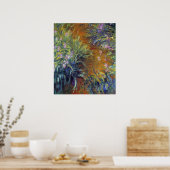 The Path Through the Irises by Claude Monet ポスター (キッチン)