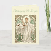 The Patron Saint of Dairy Workers St Brigid カード (正面)