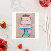 The Patterened Pastel Tower スタンダードカクテルナプキン (インサイチュ)