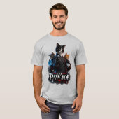 The Paw Job Cat Heist Tシャツ (正面フル)
