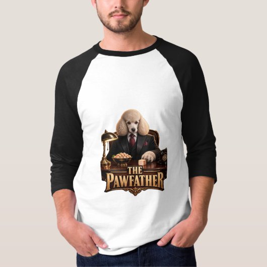 The Pawfather Poodle Mafia Tシャツ (正面)