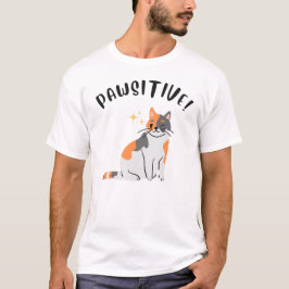 The PAWSITIVE Cat - Men's T-Shirt Tシャツ