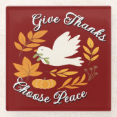 'The Peace Collection' Coaster ガラスコースター (正面)