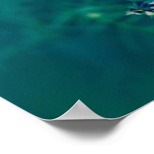 The Peace of God – Philippians 4:7 Bible Verse Art ポスター (角)