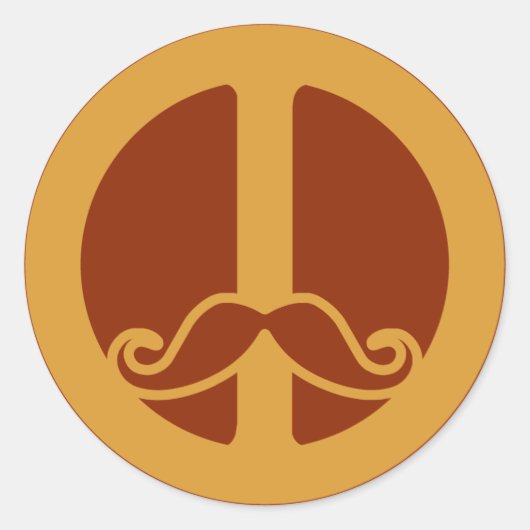 The Peace Stacheスタンプ ラウンドシール (正面)