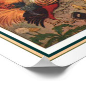 "The Peacock" Aeop Fableプリントca. 1919 ポスター (角)