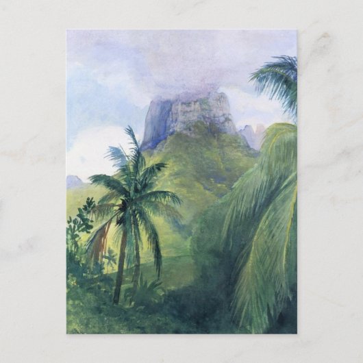 The Peak of Mauna Roa(マウナローラのピーク) - John LaFargeポス ポストカード (正面)