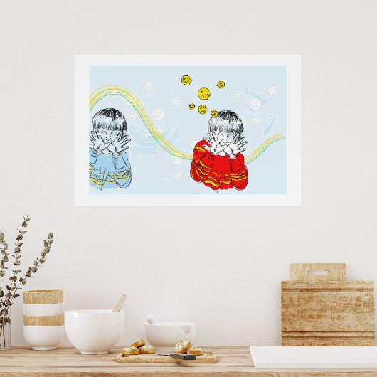 The Peek-A-Boo Brothers ポスター (キッチン)