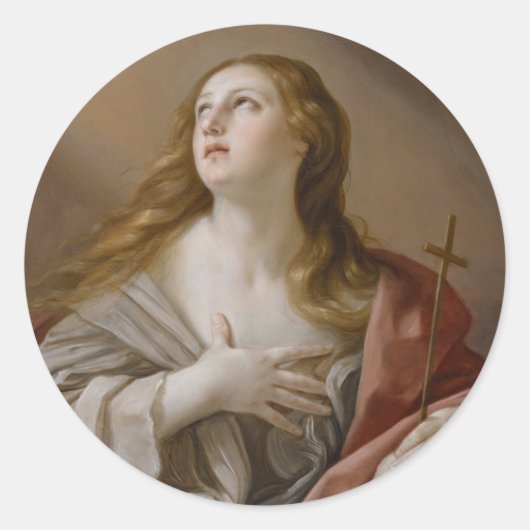 "The Peniotent Magdalene"スタンプ ラウンドシール (正面)