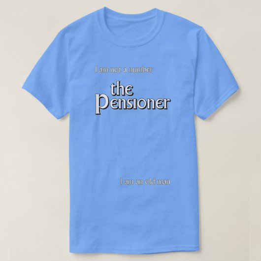 The Pensioner Tシャツ (デザイン正面)
