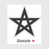 The Pentagram (black) シール (シート)