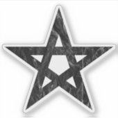 The Pentagram (black vintage) シール (正面)