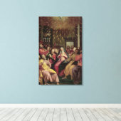 The Pentecost, c.1598 (パネル上の油) キャンバスプリント (インサイチュ (ウッドフロア))