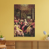 The Pentecost, c.1598 (パネル上の油) キャンバスプリント (インサイチュ (リビング))