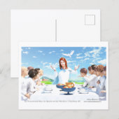 The Pentecost - Mary, Apostles and the Holy Spirit ポストカード (正面/裏面)