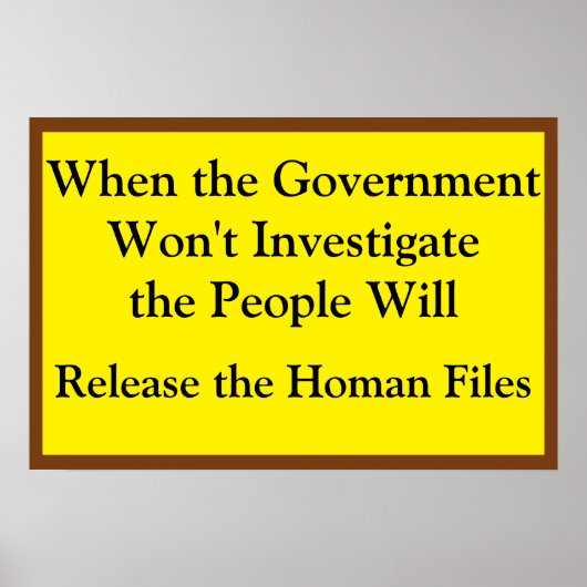 The People Will Investigate ポスター (正面)