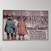 The People's Budget', 1909 ポスター (正面)