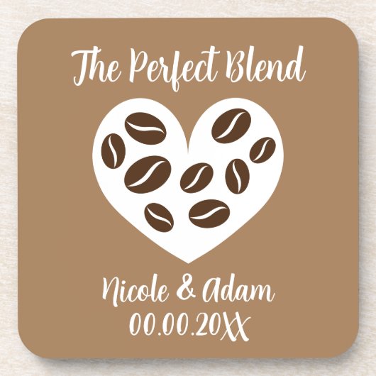 The Perfect Blendの飲料用コースター結婚: コースター (正面)