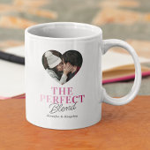 The Perfect Blendカップルのハート写真 コーヒーマグカップ