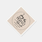 The Perfect Blendスクリプトクラフト紙結婚ズNapki スタンダードカクテルナプキン (角)