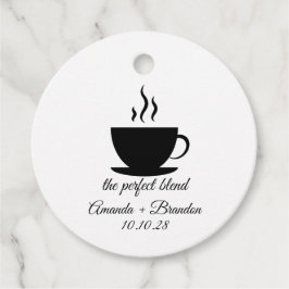 The Perfect Blend Coffee結婚's Thank You フェイバータグ