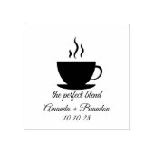 The Perfect Blend Coffee結婚's Thank You ラバースタンプ (インプリント)