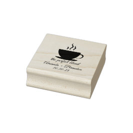 The Perfect Blend Coffee結婚's Thank You ラバースタンプ