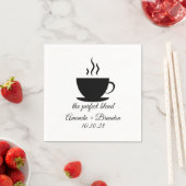 The Perfect Blend Coffee lovers 結婚's スタンダードカクテルナプキン (インサイチュ)