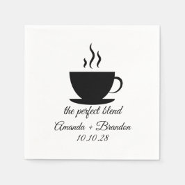 The Perfect Blend Coffee lovers 結婚's スタンダードカクテルナプキン