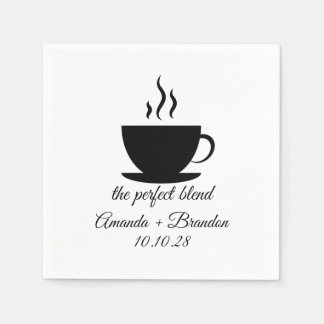 The Perfect Blend Coffee lovers 結婚's スタンダードカクテルナプキン