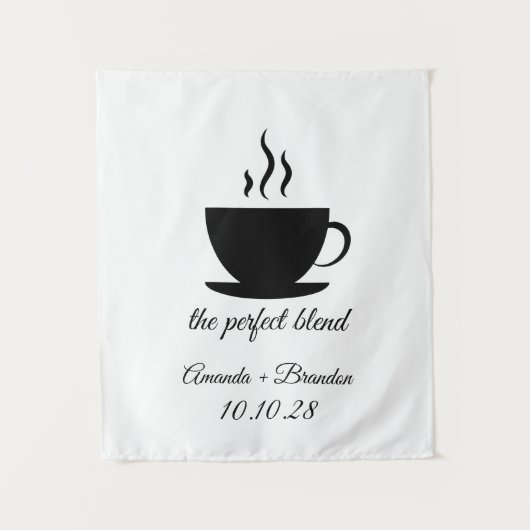 The Perfect Blend Wedding Backdrop タペストリー (正面)