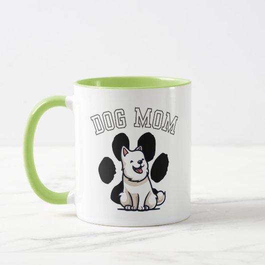 The Perfect Dog Mom Gift! 11oz Ceramic Combo Mug f マグカップ (左)
