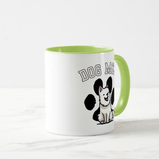 The Perfect Dog Mom Gift! 11oz Ceramic Combo Mug f マグカップ (正面右)