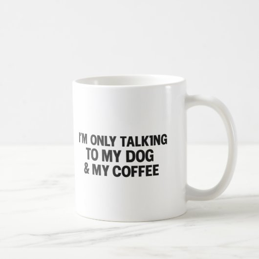 The Perfect Gift for Caffeine-Addicted Dog Owners コーヒーマグカップ (右)